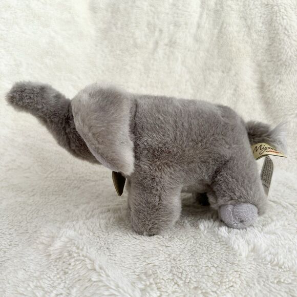 Aurora Miyoni Tots Elephant Plush 8” Grey Soft Stuffed Animal Toy - Picture 2 of 5